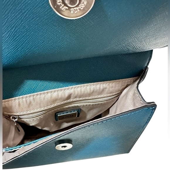 Guess Tubert Crossbody in Teal - Picture 6 of 8
